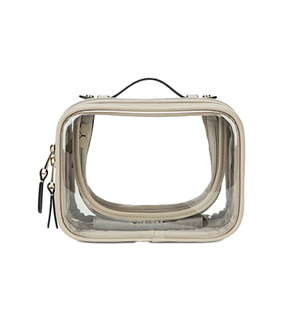 clear cosmetic bag